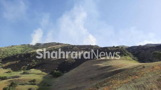 بیش از ۶۰ هکتار از مراتع کلات در آتش سوخت+ عکس (۲۲ خرداد ۱۴۰۲)