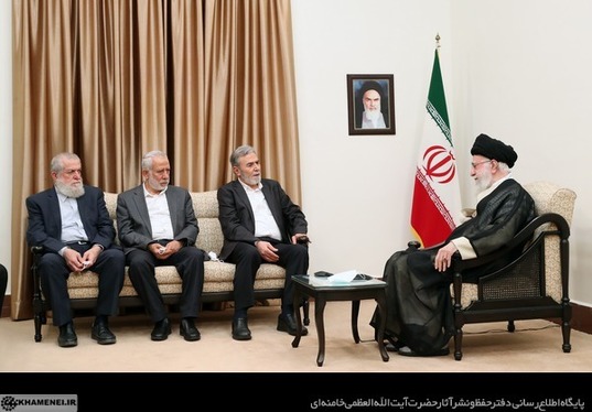 زیاد النَخاله، دبیرکل جهاد اسلامی فلسطین با رهبر انقلاب دیدار کرد + تصاویر