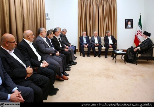 زیاد النَخاله، دبیرکل جهاد اسلامی فلسطین با رهبر انقلاب دیدار کرد + تصاویر