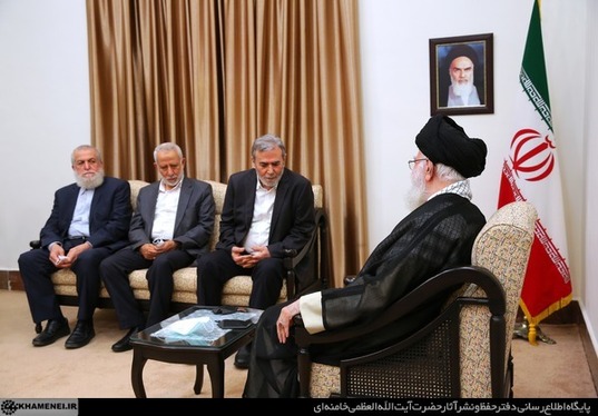 زیاد النَخاله، دبیرکل جهاد اسلامی فلسطین با رهبر انقلاب دیدار کرد + تصاویر