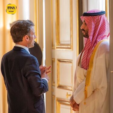 مکرون با بن سلمان در فرانسه دیدار کرد + تصاویر
