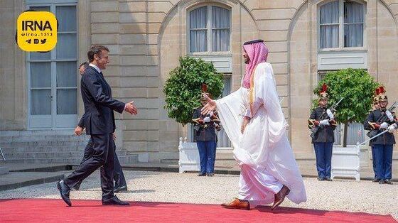 مکرون با بن سلمان در فرانسه دیدار کرد + تصاویر