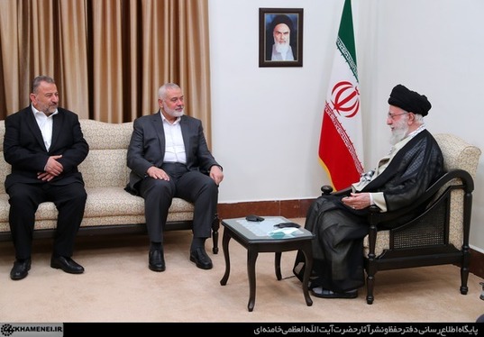 اسماعیل هنیه با رهبر معظم انقلاب دیدار کرد + تصاویر