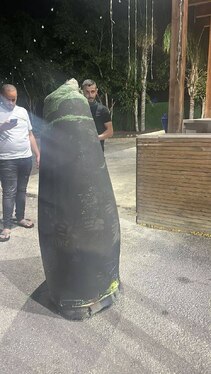 حمله هوایی اسرائیل به حمص سوریه + فیلم و تصاویر