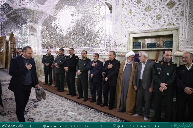 برگزاری مراسم چهلمین روز شهادت سردار سپهبد حاج قاسم سلیمانی در مشهد