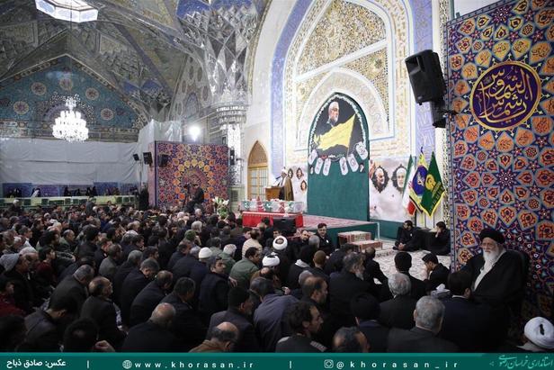 برگزاری مراسم چهلمین روز شهادت سردار سپهبد حاج قاسم سلیمانی در مشهد