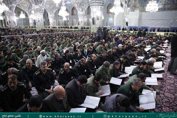 برگزاری مراسم چهلمین روز شهادت سردار سپهبد حاج قاسم سلیمانی در مشهد