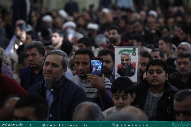 برگزاری مراسم چهلمین روز شهادت سردار سپهبد حاج قاسم سلیمانی در مشهد