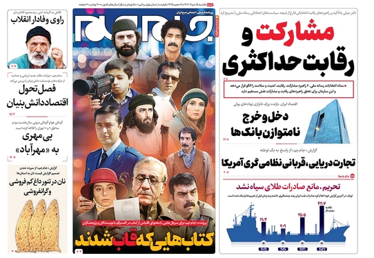 صفحه نخست روزنامه‌های کشور - یکشنبه ۱۵ مرداد ۱۴۰۲