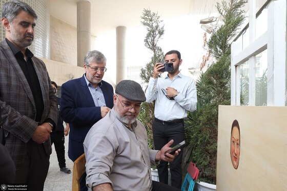 تصویر خبرنگاران فقید مشهدی بر بوم هنرمندان + فیلم و تصاویر