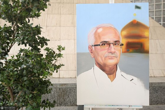 تصویر خبرنگاران فقید مشهدی بر بوم هنرمندان + فیلم و تصاویر