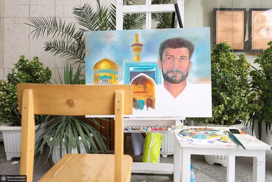 تصویر خبرنگاران فقید مشهدی بر بوم هنرمندان + فیلم و تصاویر