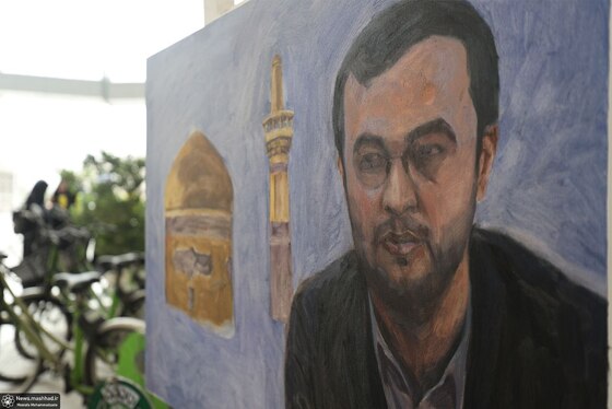 تصویر خبرنگاران فقید مشهدی بر بوم هنرمندان + فیلم و تصاویر