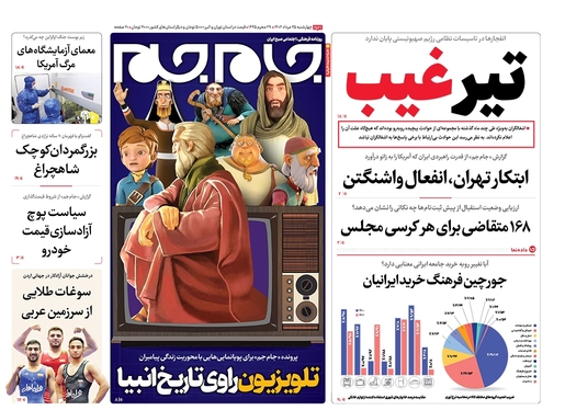 صفحه نخست روزنامه‌های کشور - چهارشنبه ۲۵ مرداد ۱۴۰۲
