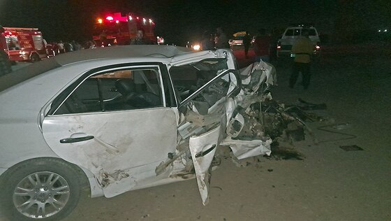 ۵کشته و ۳مجروح در سانحه رانندگی مرگبار جاده مشهد به سرخس + تصاویر 