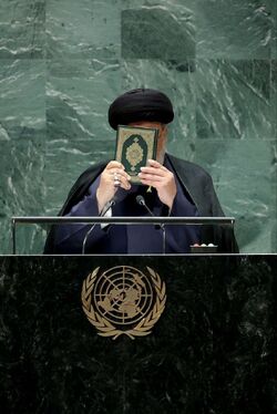 رئیس جمهور در سازمان ملل: قرآن هرگز نمی‌سوزد | خروج آمریکا از برجام نقض اصل مسلم وفای به عهد بود