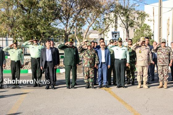 عکس | صبحگاه مشترک نیروهای مسلح استان خراسان رضوی