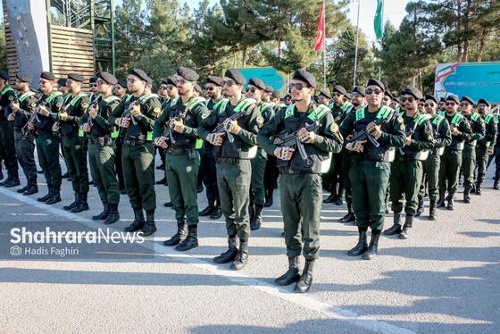 عکس | صبحگاه مشترک نیروهای مسلح استان خراسان رضوی