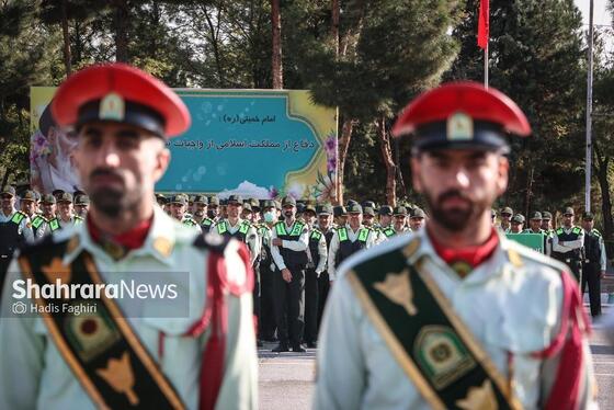 عکس | صبحگاه مشترک نیروهای مسلح استان خراسان رضوی