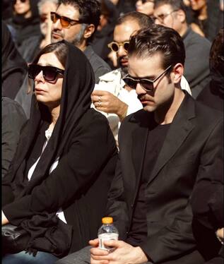 مراسم تشییع و خاکسپاری پیکر آتیلا پسیانی + فیلم و عکس