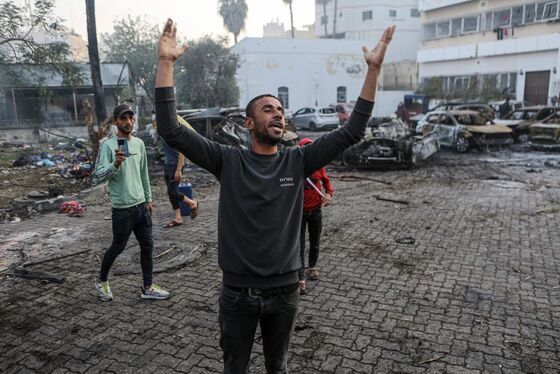 وضعیت وحشتناک بیمارستان المعمدانی غزه یک روز پس از بمباران + عکس