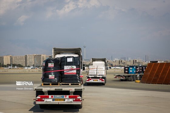 ایران ۶۰ تن محموله کمک‌های انسان‌دوستانه به غزه ارسال کرد + عکس
