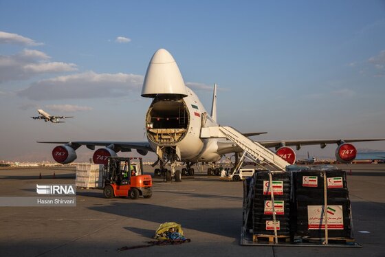 ایران ۶۰ تن محموله کمک‌های انسان‌دوستانه به غزه ارسال کرد + عکس