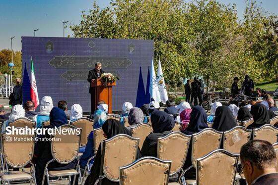 عکس | افتتاح بوستان بانوان شهربانوی کوهسنگی