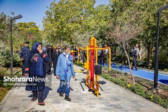 عکس | افتتاح بوستان بانوان شهربانوی کوهسنگی