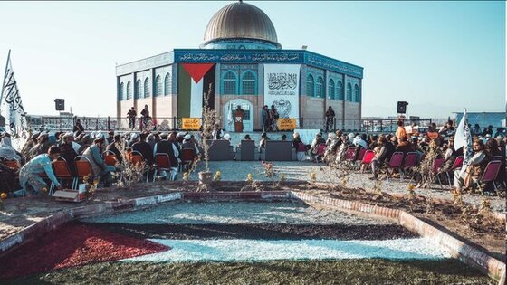بزرگترین نماد مسجدالاقصی در شرق افغانستان ساخته شد + فیلم