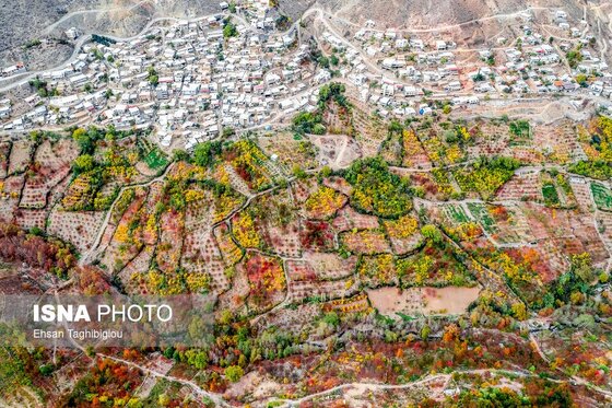 ایران زیباست | پاییز هزار رنگ در روستای «شیت»