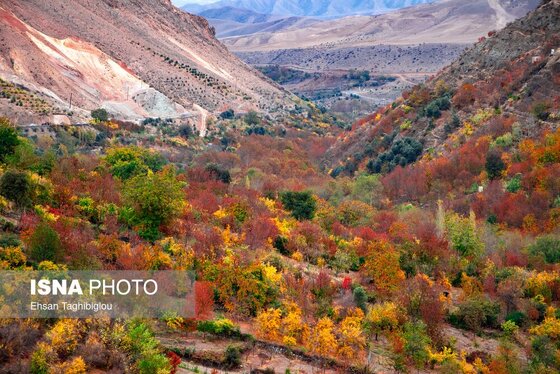ایران زیباست | پاییز هزار رنگ در روستای «شیت»