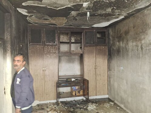 مهار آتش سوزی یک منزل مسکونی در مشهد + عکس (۱۲ دی ۱۴۰۲)