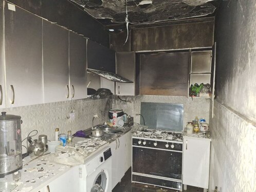 مهار آتش سوزی یک منزل مسکونی در مشهد + عکس (۱۲ دی ۱۴۰۲)