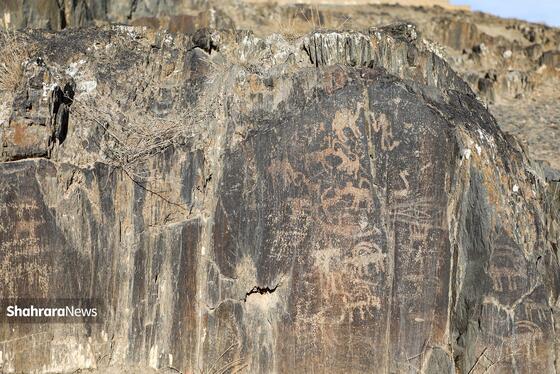 بررسی سنگ‌نگاره‌های تازه پایش شده در «روایت مشهد» + عکس