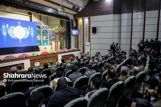 مراسم تجلیل و تکریم جمعی از خادمان هیئات مذهبی مشهد برگزار شد + فیلم و عکس