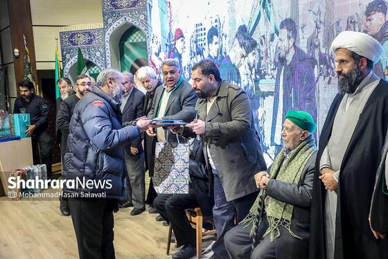 مراسم تجلیل و تکریم جمعی از خادمان هیئات مذهبی مشهد برگزار شد + فیلم و عکس