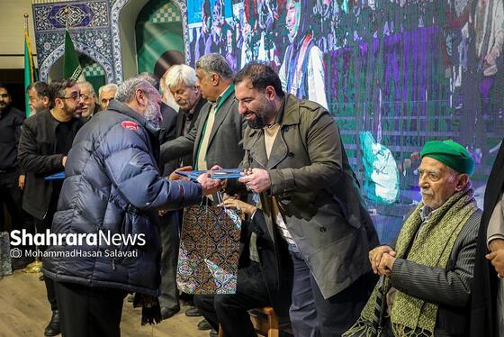 مراسم تجلیل و تکریم جمعی از خادمان هیئات مذهبی مشهد برگزار شد + فیلم و عکس