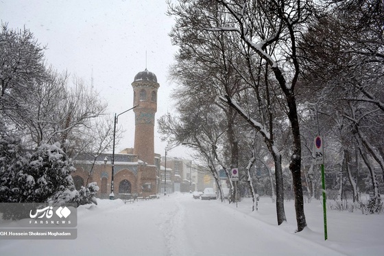 ایران زیباست | برف در اردبیل