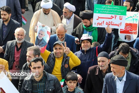 گزارش تصویری (۱) | راهپیمایی ۲۲ بهمن در مشهد