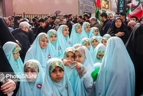 گزارش تصویری (۲) | راهپیمایی روز ۲۲ بهمن در مشهد