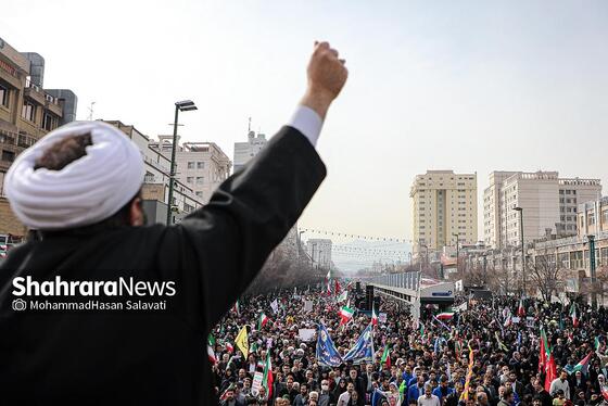 گزارش تصویری (۳) | راهپیمایی روز ۲۲ بهمن در مشهد