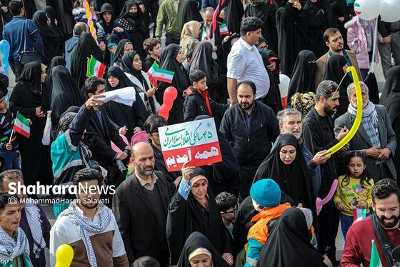 گزارش تصویری (۳) | راهپیمایی روز ۲۲ بهمن در مشهد
