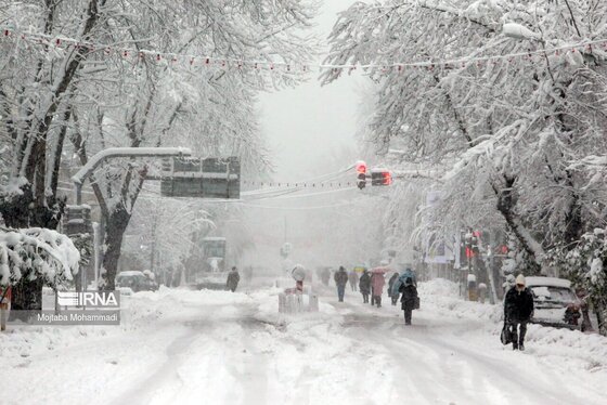ایران زیباست | بارش برف در رشت