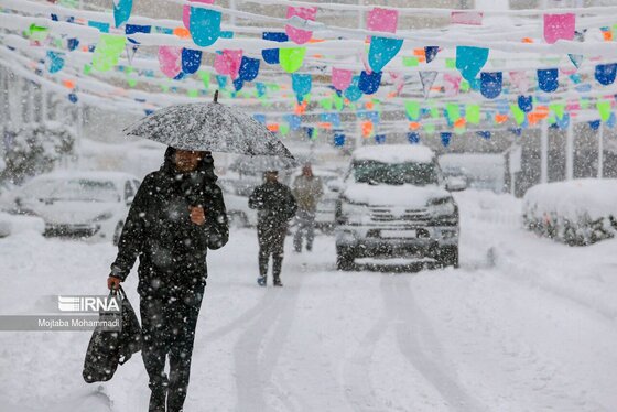 ایران زیباست | بارش برف در رشت