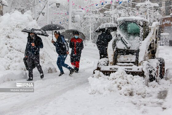 ایران زیباست | بارش برف در رشت