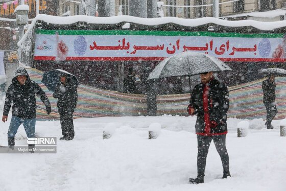 ایران زیباست | بارش برف در رشت