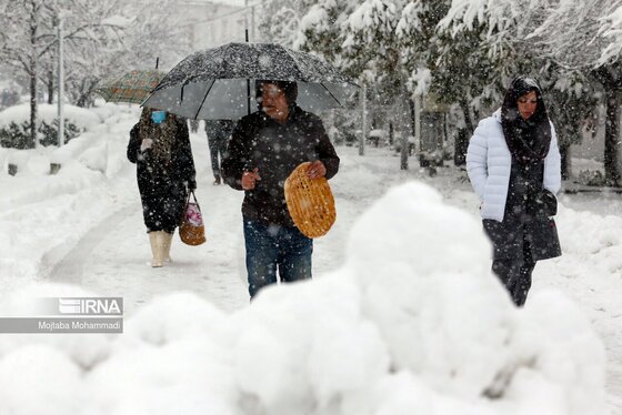 ایران زیباست | بارش برف در رشت