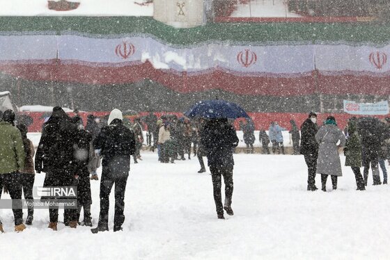 ایران زیباست | بارش برف در رشت