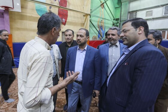 بازدید جمعی از اعضای شورای اسلامی شهر مشهدمقدس از نحوه خدمات رسانی به زائران و اقدامات نوروزی شهرداری مشهد